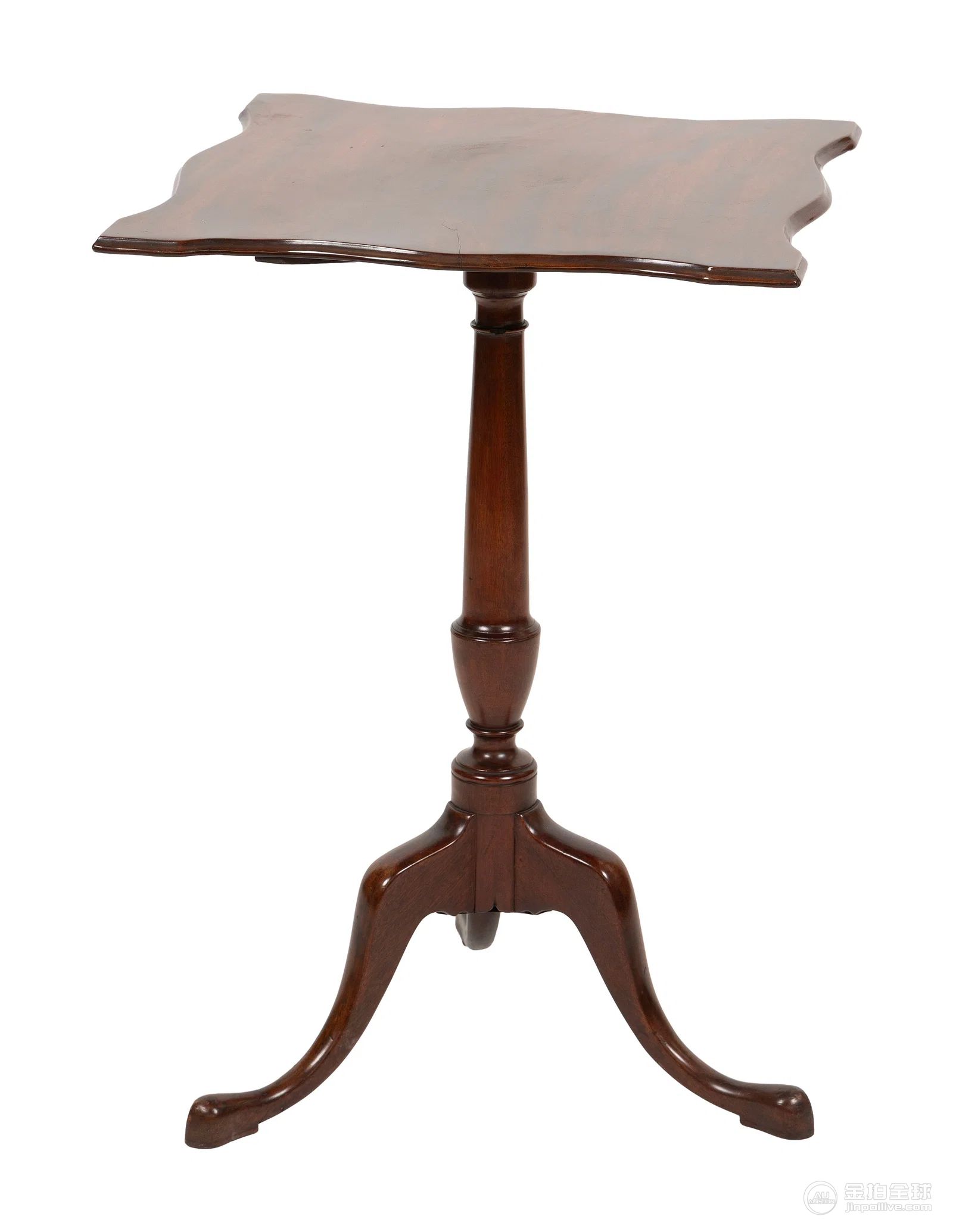 QUEEN ANNE TILT-TOP CANDLESTAND Last Quarter of the 18th Century Height 29". Top 27.5" x 27.5". 图片3