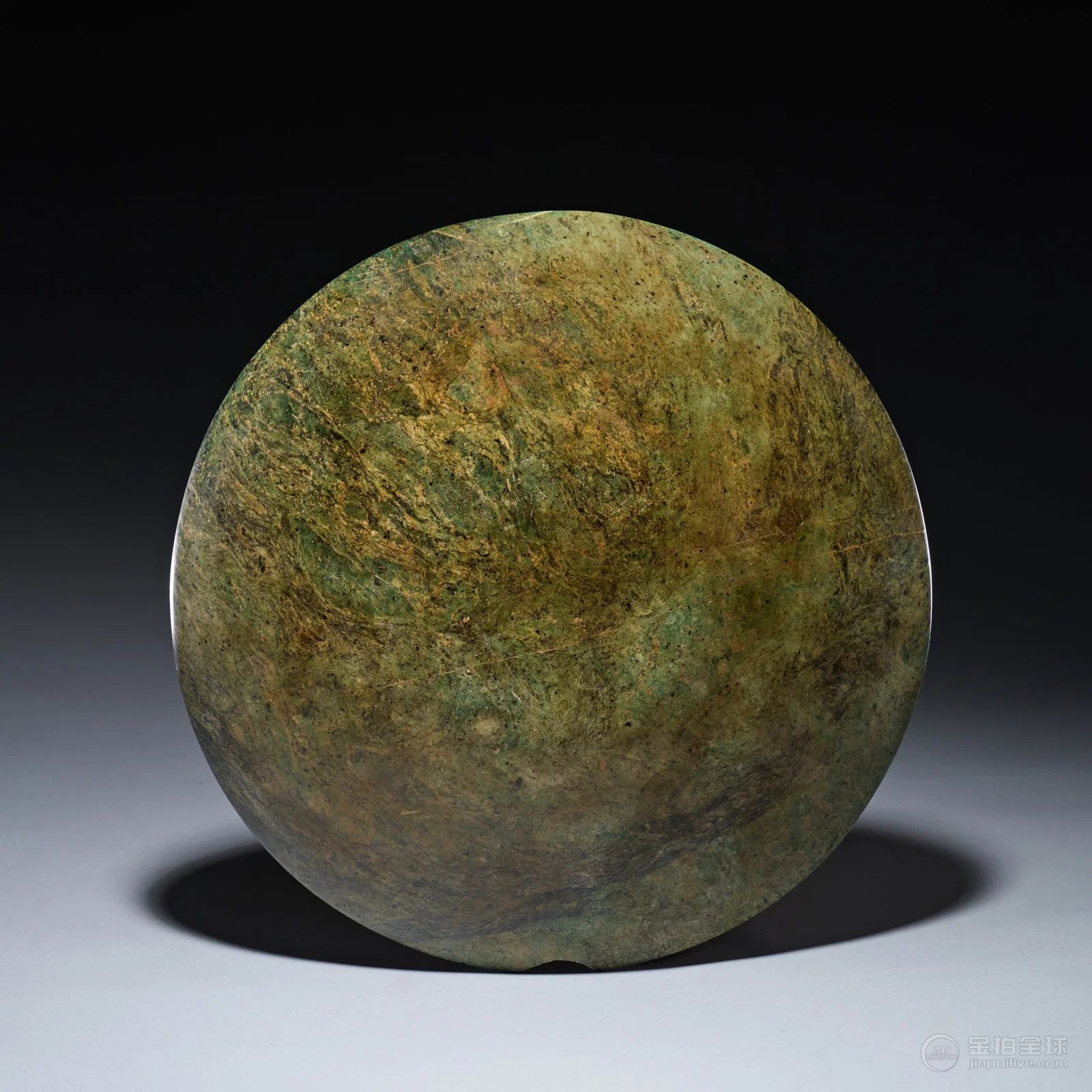 A RARE EGYPTIAN SERPENTINE PREDYNASTIC DISH, NAQADA II-III, CIRCA 3200 B.C. 图片3