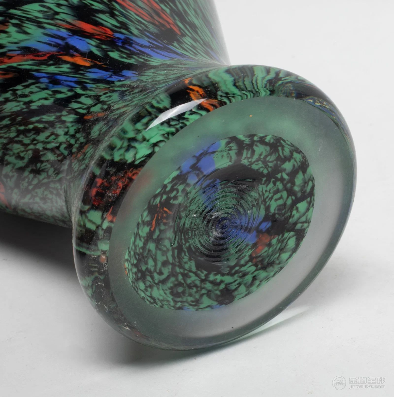 Vintage Two Murano Style Glass Vases 图片8