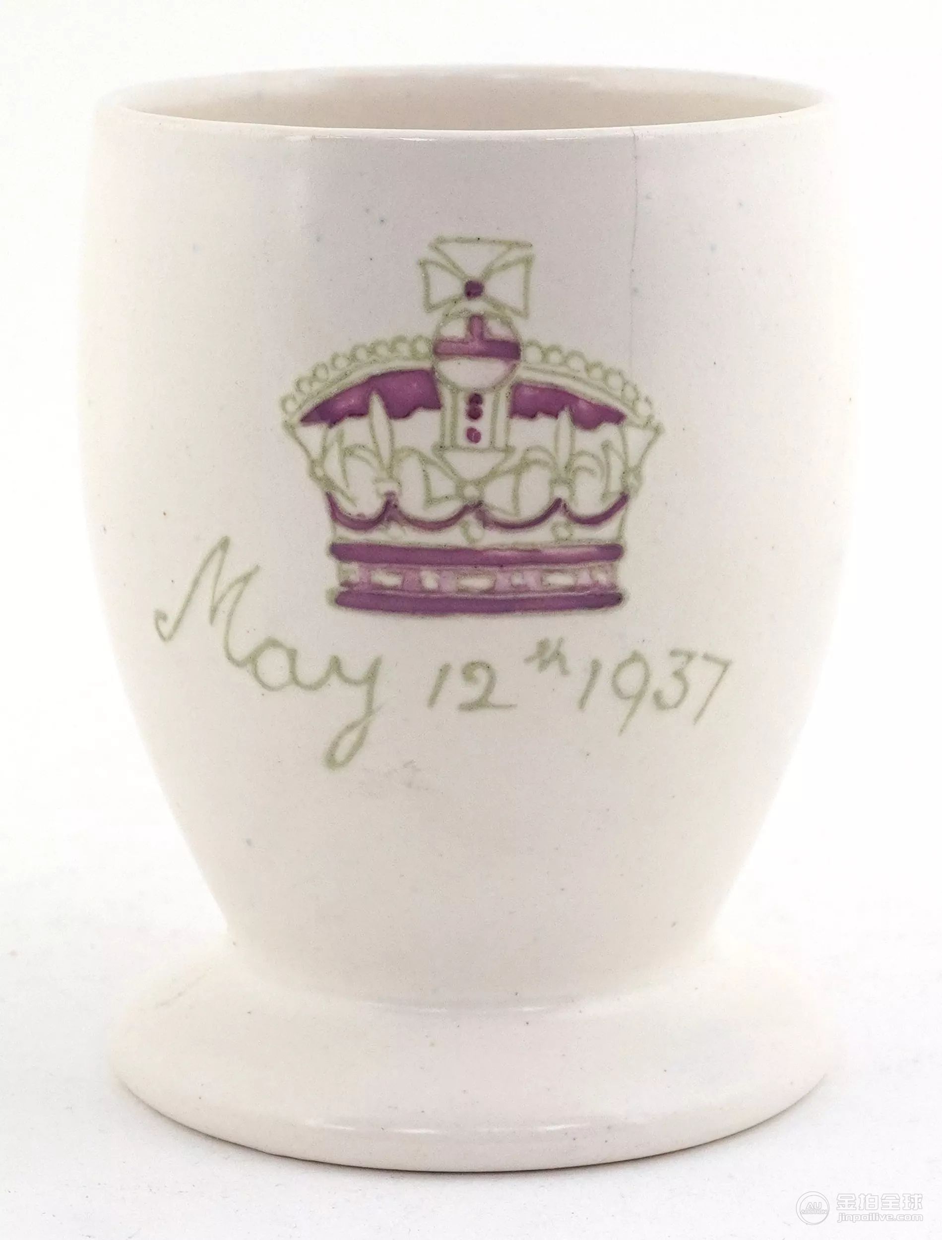 William Moorcroft, Coronation of King George VI May 12th 1937 commemorative pottery vase, signed 图片1