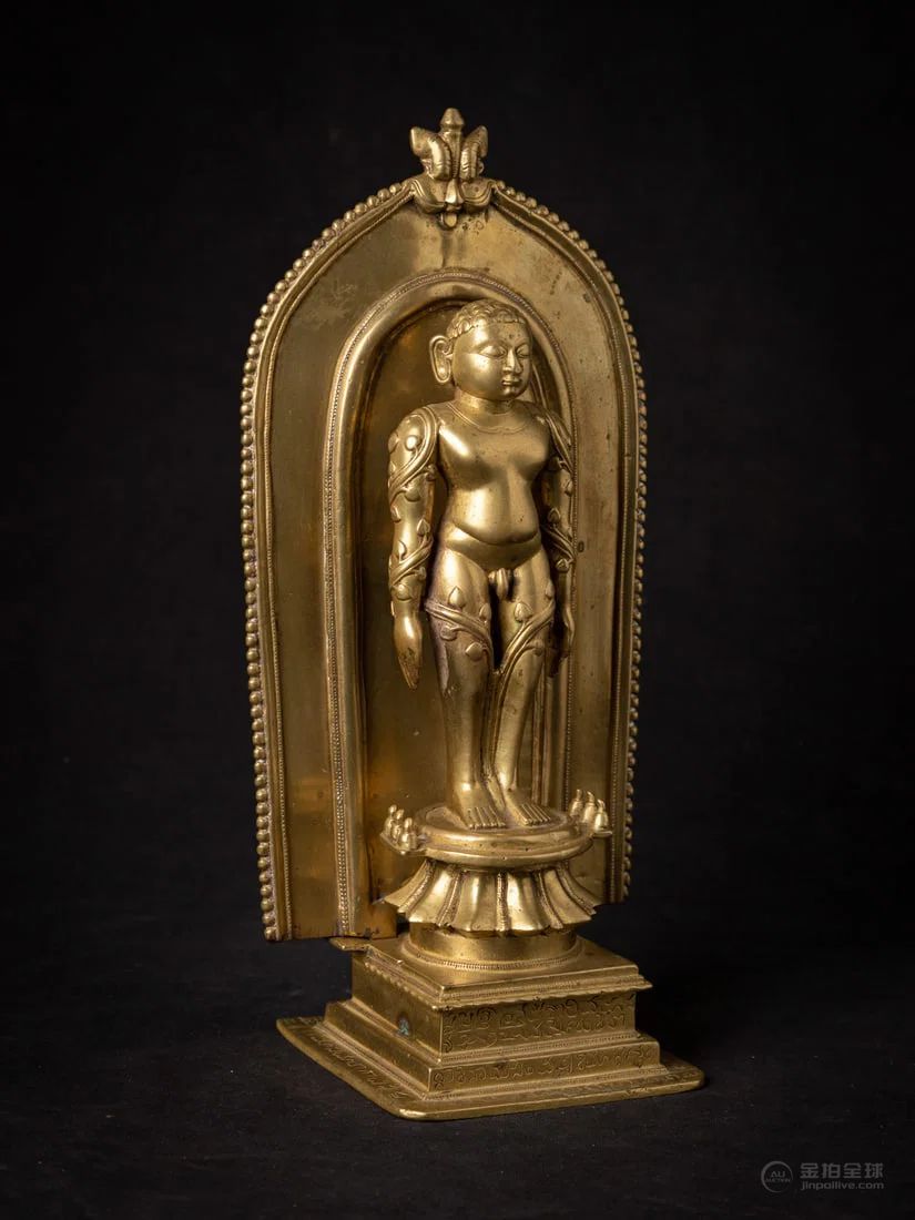 Antique brass Jain shrine from India, 16-17th century 图片6
