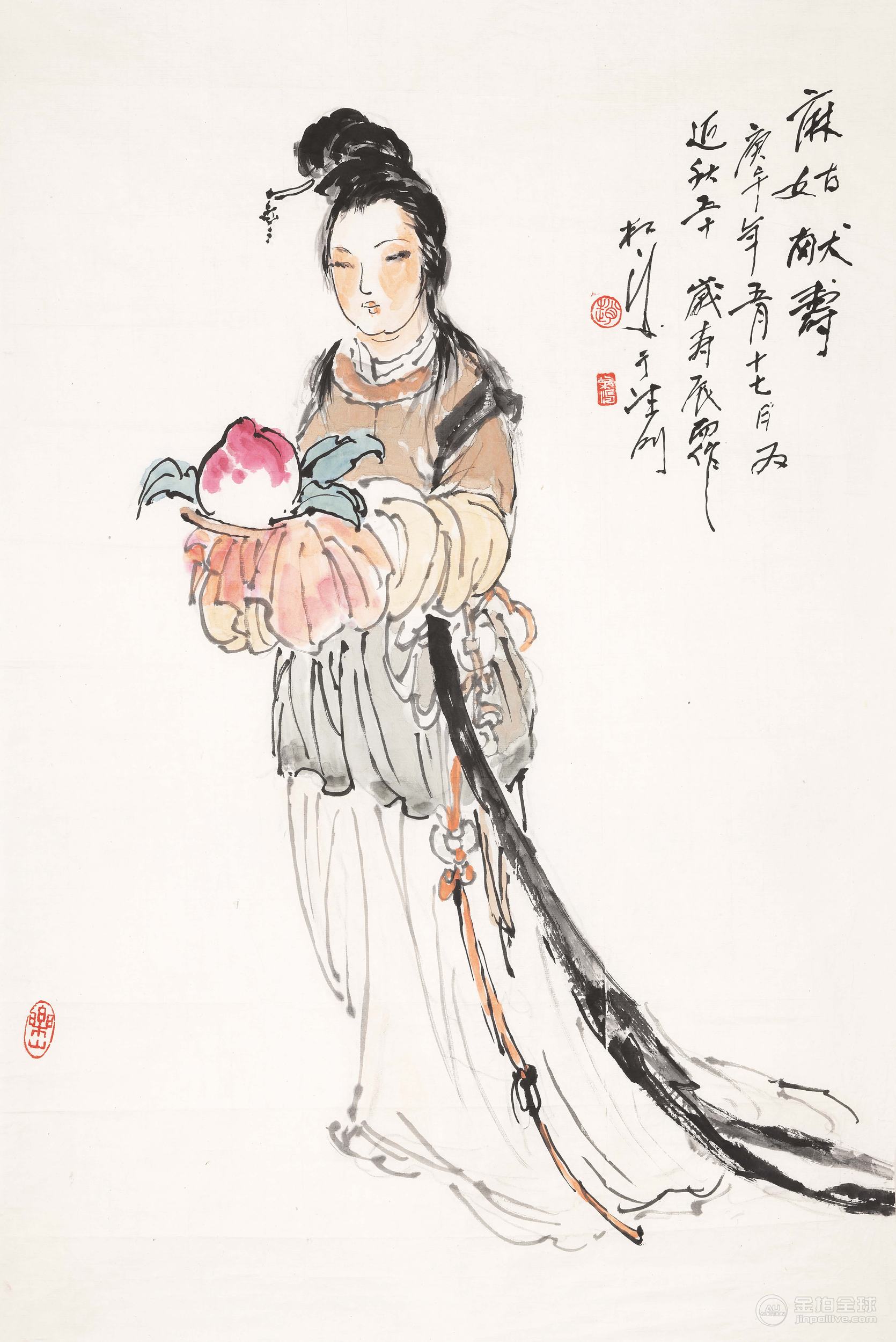  赵松涛(1916-1993)  麻姑献寿 图片1