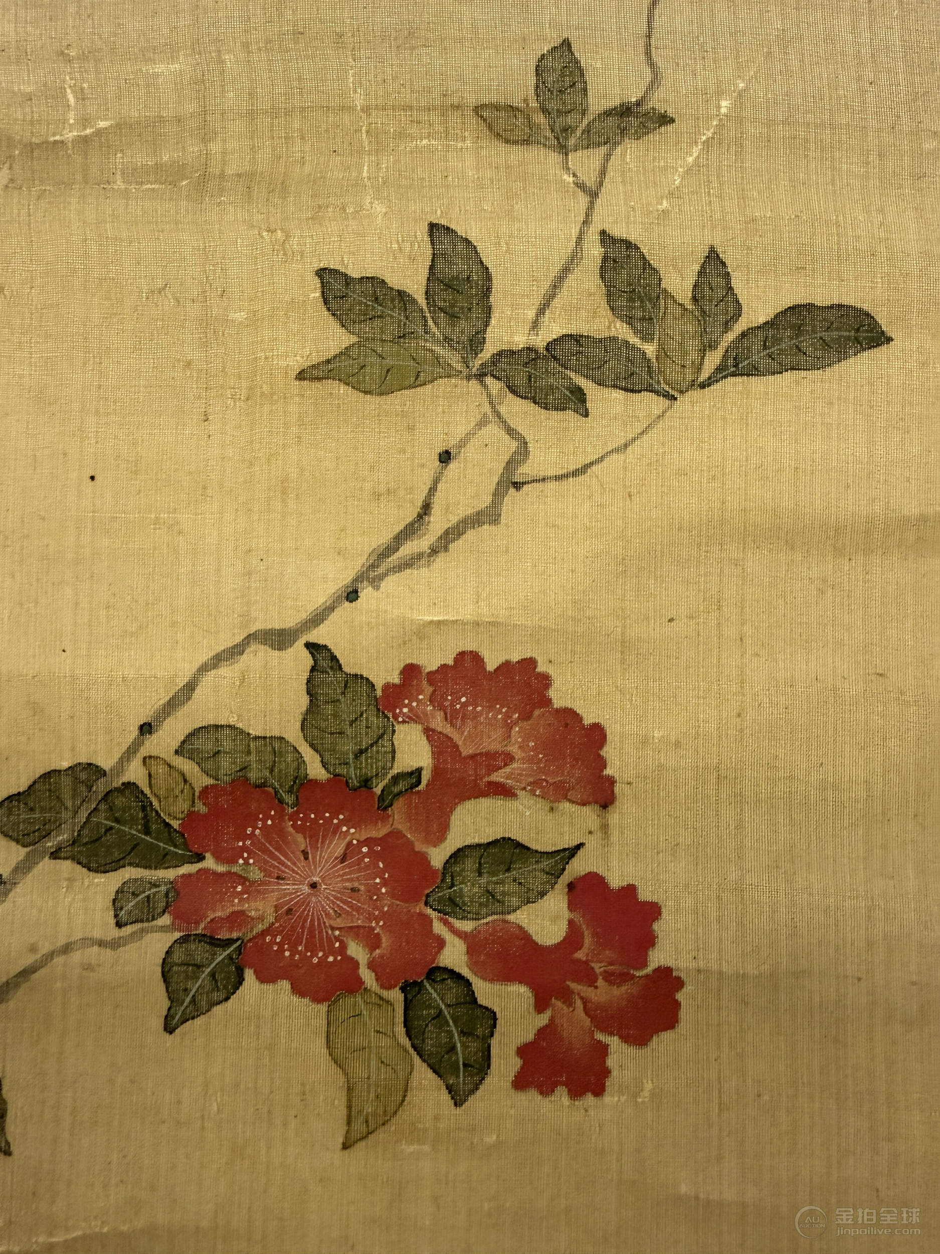 沈銓 春木鳴禽 图片8
