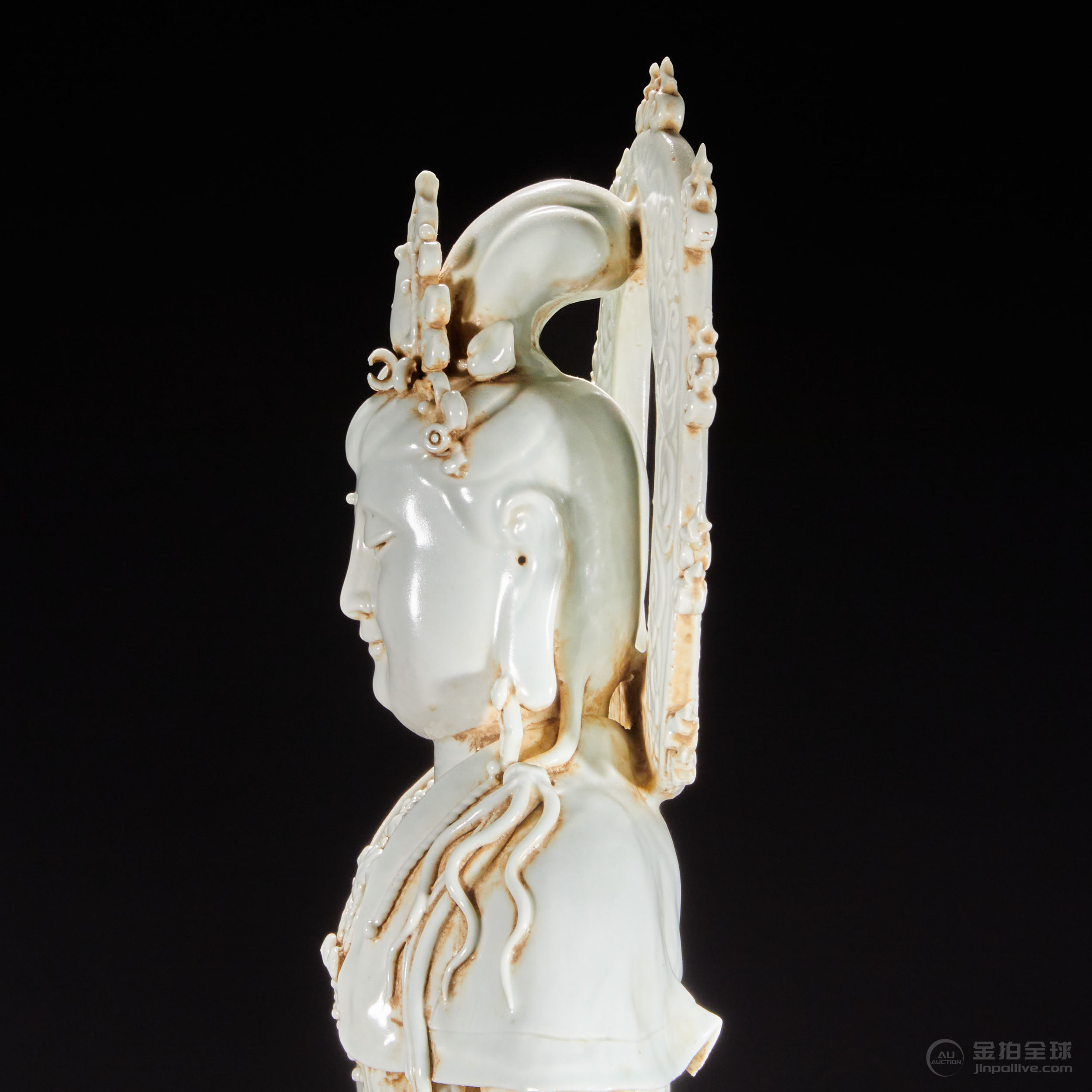 Song Dynasty, White Porcelain Guanyin Statues 图片9