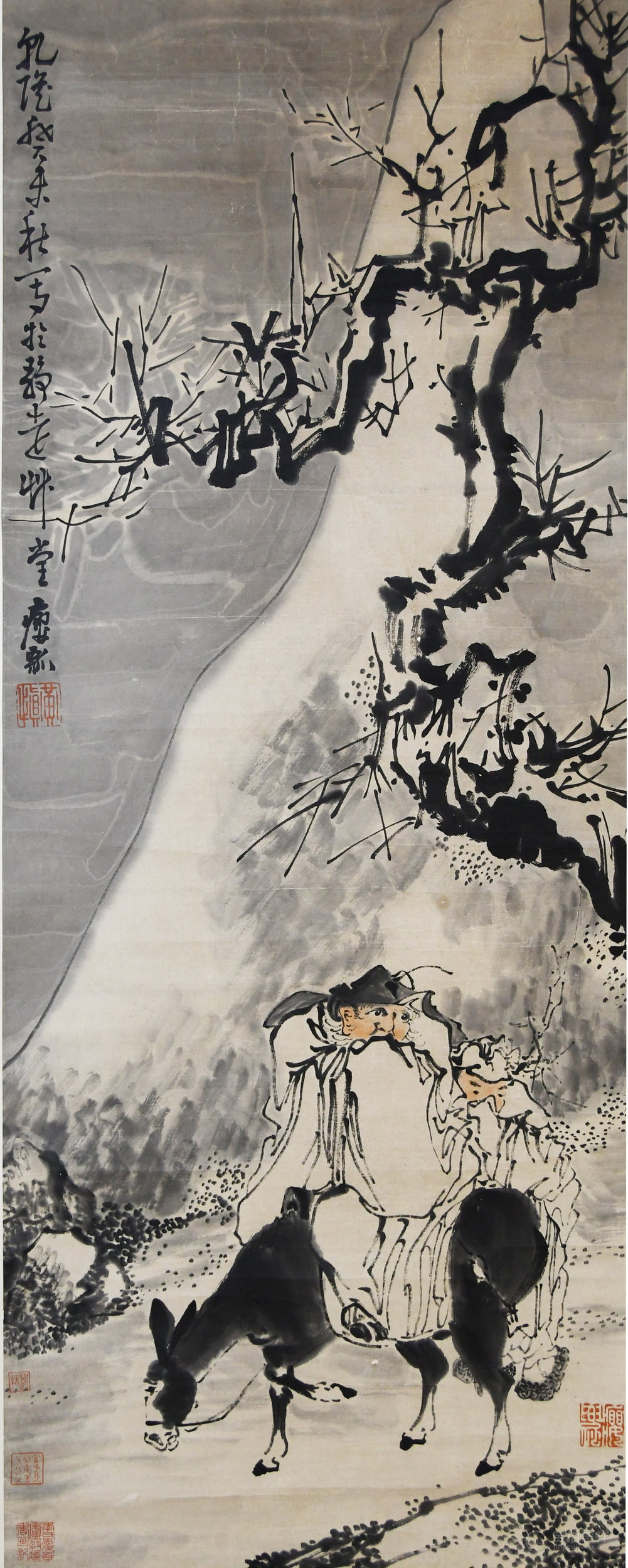 黄慎  踏雪访梅图 图片1
